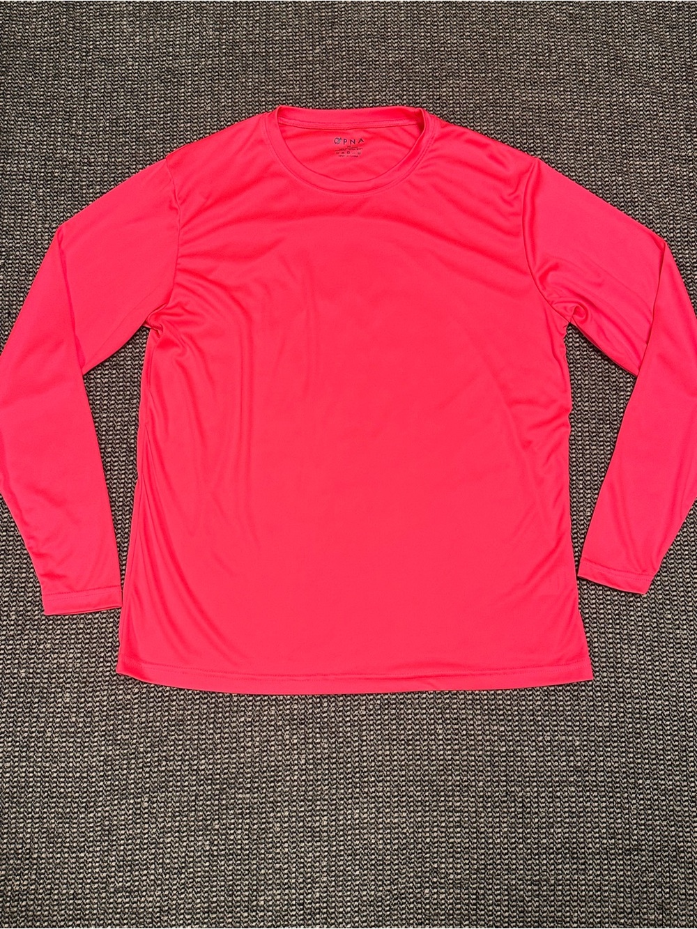 OPNA Neon Pink Long Sleeve Active Tee